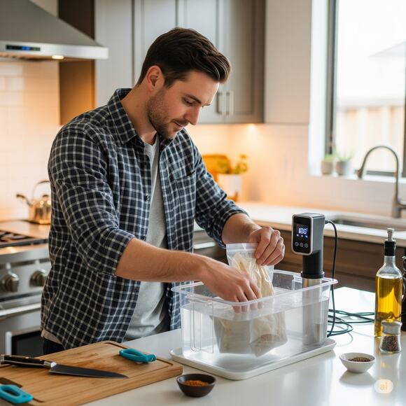 SOUSVIDE ART Sous Vide Immersion Cooker Machine Kit 30 Bags, 800W - Picture 1 of 4